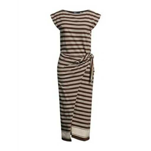 【送料無料】 ラルフローレン レディース ワンピース トップス Midi dresses Brown 【送料無料】 ラルフローレン レディース ワンピース トップス Midi dresses Brown