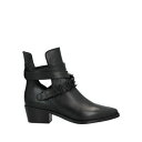 【送料無料】 ツインセット レディース ブーツ シューズ Ankle boots Black