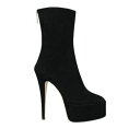 【送料無料】 パリテキサス レディース ブーツ シューズ Ankle boots Black