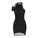 【送料無料】 デヴィッド コーマ レディース ワンピース トップス Mini dresses Black