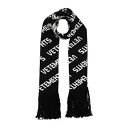 【送料無料】 ヴェトモン レディース マフラー・ストール・スカーフ アクセサリー Scarves Black