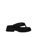 【送料無料】 ガニー レディース サンダル シューズ Thong sandals Black