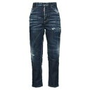 【送料無料】 ディースクエアード レディース デニムパンツ ボトムス Jeans Blue(4)