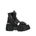 【送料無料】 ニューロック レディース ブーツ シューズ Ankle boots Black