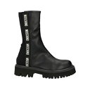 【送料無料】 モスキーノ レディース ブーツ シューズ Ankle boots Black
