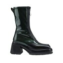 【送料無料】 ミスタ レディース ブーツ シューズ Ankle boots Green