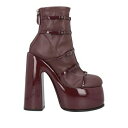 【送料無料】 カサディ レディース ブーツ シューズ Ankle boots Red