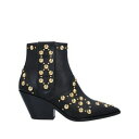 【送料無料】 カサディ レディース ブーツ シューズ Ankle boots Black