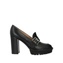 【送料無料】 ジャンヴィト ロッシ レディース スリッポン・ローファー シューズ Loafers Black