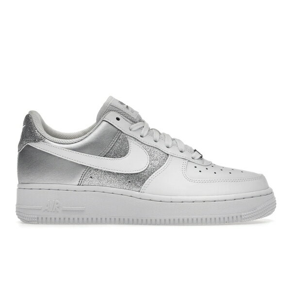 Nike ナイキ レディース スニーカー 【Nike Air Force 1 Low 07】 サイズ US_8W(25cm) White Metallic Silver (Women's) 1