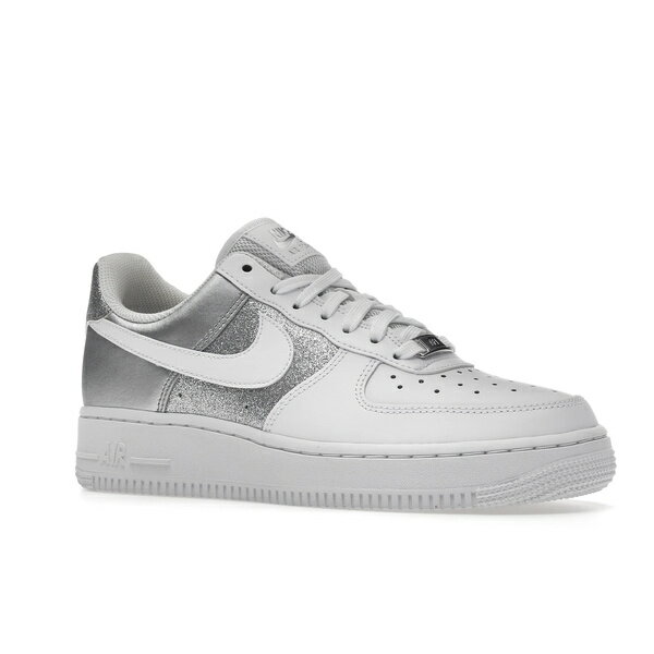 Nike ナイキ レディース スニーカー 【Nike Air Force 1 Low 07】 サイズ US_8W(25cm) White Metallic Silver (Women's) 2