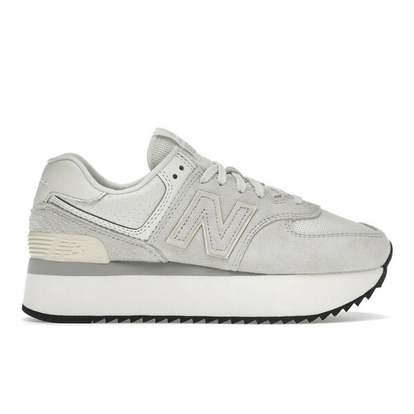 New Balance ニューバランス レディース スニーカー 【New Balance 574 Plus】 サイズ US_W_10W White (Women's)