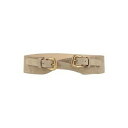 【送料無料】 マージュ レディース ベルト アクセサリー Belts Beige