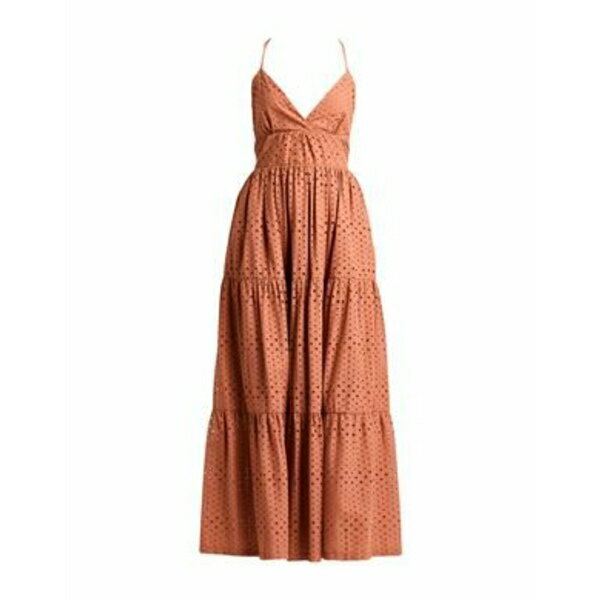 【送料無料】 ソロトレ レディース ワンピース トップス Maxi dresses Brown