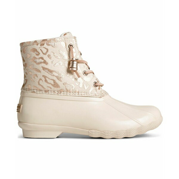 スペリー レディース ブーツ シューズ Women's Saltwater Waterproof Duck Boots, Created for Macy's Silver