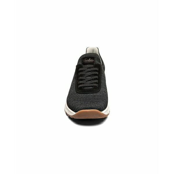 フローシャイム メンズ スニーカー シューズ Men's Satellite Knit Elastic Lace Slip On Sneaker Black