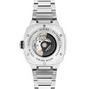 As fB[X rv ANZT[ Men's Swiss Automatic Alpiner Stainless Steel Bracelet Watch 41mm Silver-tone