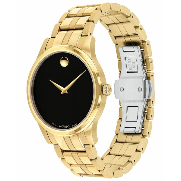 モバド モバド レディース 腕時計 アクセサリー Men's Swiss Gold PVD Stainless Steel Bracelet Watch 40mm Gold
