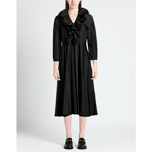 【送料無料】 ジル・サンダー レディース ワンピース トップス Midi dresses Black 3