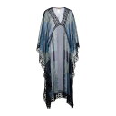 【送料無料】 ツインセット レディース ワンピース トップス Maxi dresses Navy blue