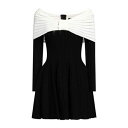 【送料無料】 バルマン レディース ワンピース トップス Mini dresses Black