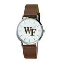 W[fB Y rv ANZT[ Wake Forest Demon Deacons Plexus Leather Watch -