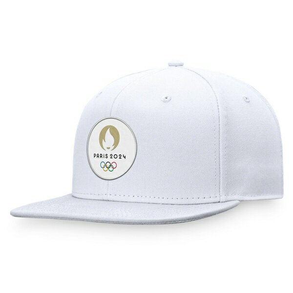 【送料無料】 ファナティクス メンズ 帽子 アクセサリー Paris 2024 Summer Olympics Fanatics Branded Snapback Hat White