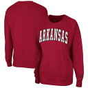 【送料無料】 コロシアム レディース パーカー・スウェットシャツ アウター Arkansas Razorbacks Colosseum Women's Campanile Pullover Sweatshirt Cardinal