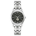 ブロバ レディース 腕時計 アクセサリー Georgetown Hoyas Bulova Women 039 s Corporate Collection Stainless Steel Watch Black