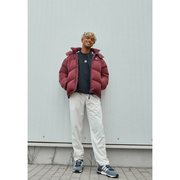 トミーヒルフィガー メンズ コート アウター ALASKA PUFFER - Down jacket - deep rouge