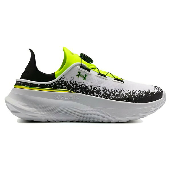 Under Armour アンダーアーマー メンズ スニーカー 【Under Armour SlipSpeed Mega 'White High Vis Yellow' 3028539-107】 サイズ US_5(23.0cm)