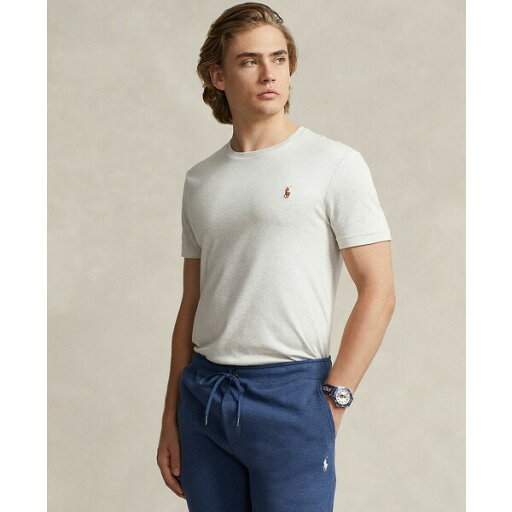 ラルフローレン メンズ シャツ トップス Men's Custom Slim Fit Soft Cotton T-Shirt State Heather ラルフローレン メンズ シャツ トップス Men's Custom Slim Fit Soft Cotton T-Shirt State Heather