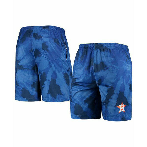 フォコ メンズ カジュアルパンツ ボトムス Men's Navy Houston Astros Tie-Dye Training Shorts Navy