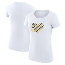 J[oNX fB[X TVc gbvX Nashville Predators GIII 4Her by Carl Banks Women's Heart TShirt White