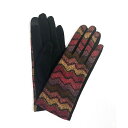 マーカスアドレール レディース 手袋 アクセサリー Women's Chevron Jersey Touchscreen Glove Berry