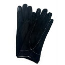 マーカスアドレール レディース 手袋 アクセサリー Women's Stitched Faux Suede Touchscreen Glove Black