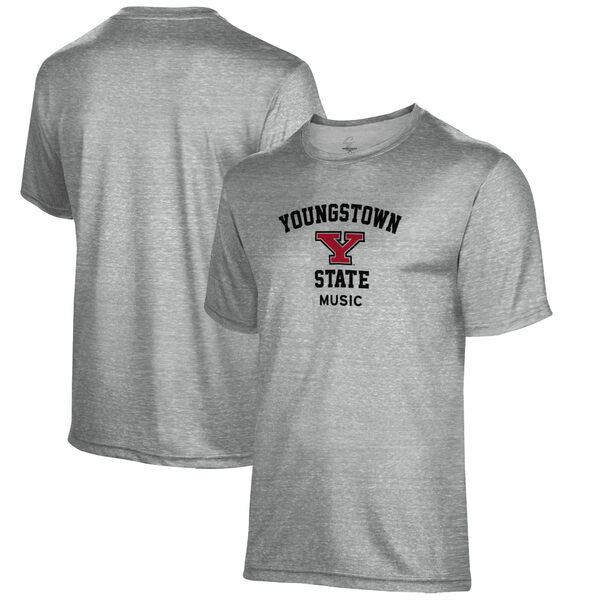 楽天astyプロスフィア メンズ Tシャツ トップス Youngstown State Penguins Music Name Drop TShirt Gray