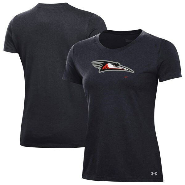 アンダーアーマー レディース Tシャツ トップス Delmarva Shorebirds Under Armour Women 039 s Performance TShirt Black