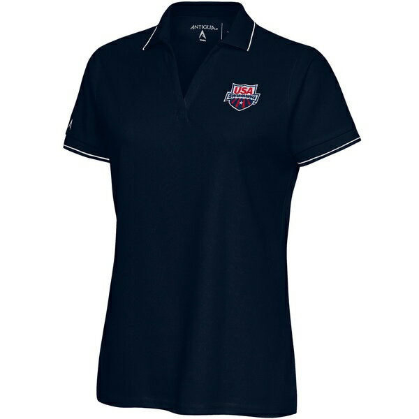 アンティグア レディース ポロシャツ トップス USA Swimming Antigua Women's Affluent Polo -