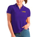 アンティグア レディース ポロシャツ トップス LSU Tigers Antigua Women's Affluent Polo -