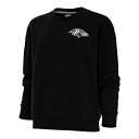 アンティグア レディース パーカー・スウェットシャツ アウター Baltimore Ravens Antigua Women's Metallic Logo Victory Crewneck Pullover Sweatshirt -