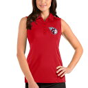 アンティグア レディース ポロシャツ トップス Cleveland Guardians Antigua Women's Sleeveless Tribute Polo -