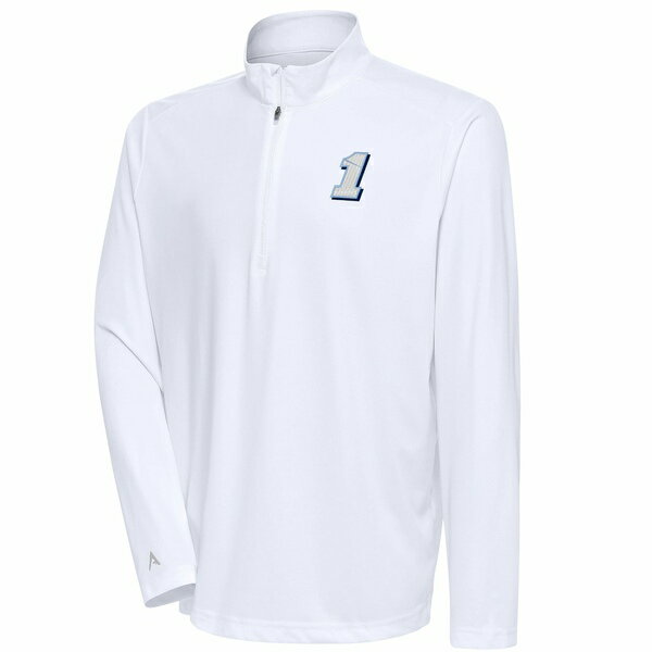 アンティグア メンズ ジャケット＆ブルゾン アウター Ross Chastain Antigua Tribute QuarterZip Pullover Top White