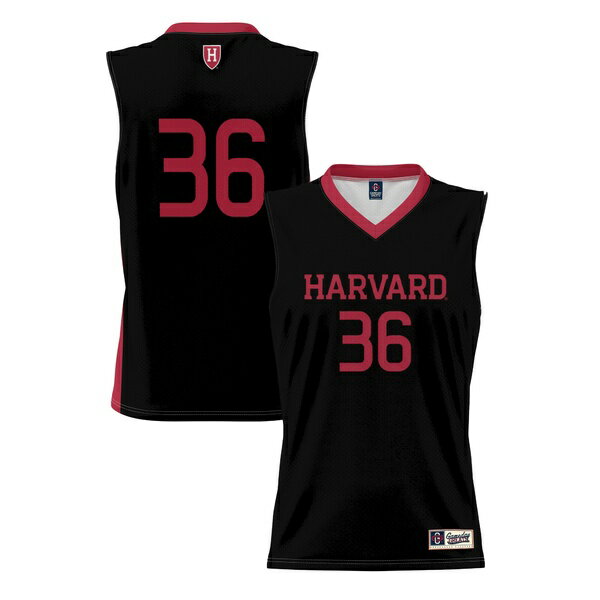 ゲームデイグレーツ メンズ ユニフォーム トップス #36 Harvard Crimson GameDay Greats Lightweight Basketball Jersey Black
