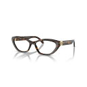 ヴェルサーチ レディース サングラス&アイウェア アクセサリー Women's Eyeglasses, VE3356 Havana