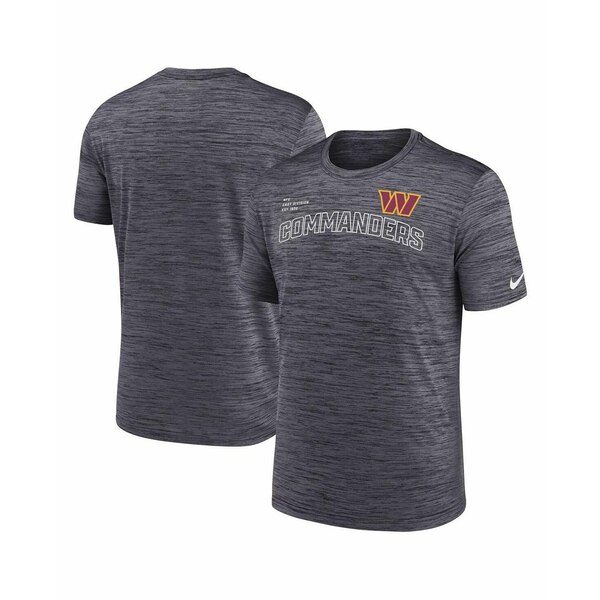 ナイキ メンズ シャツ トップス Men's Black Washington Commanders Velocity Arch Performance T-shirt Black
