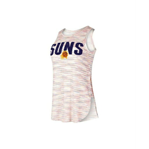 コンセプトスポーツ レディース カットソー トップス Women's White Phoenix Suns Sunray Tank Top White コンセプトスポーツ レディース カットソー トップス Women's White Phoenix Suns Sunray Tank Top White