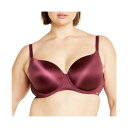シティーシック レディース Tシャツ トップス Plus Size Smooth & Chic T-Shirt Bra Shiraz(4)