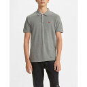 リーバイス メンズ シャツ トップス Men's Housemark Regular Fit Short Sleeve Polo Shirt Gray Heather(4)