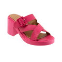 ブエノ レディース パンプス シューズ Milan Slide Pump Hot pink(4)